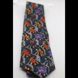 Novel ties The lion king disney gorilla zebra tie